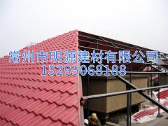 江蘇合成樹脂瓦施工過程